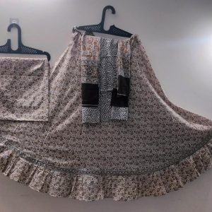 Brown Paisley Traditional Braj Wear Set