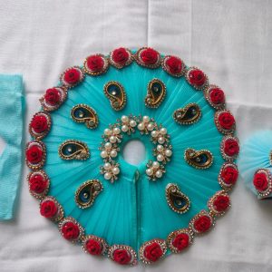 Aqua Rose Designer Poshak Set