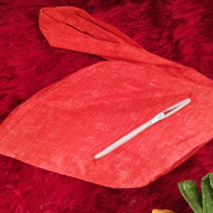 Plain Zipper Jaap Jholi – Orange