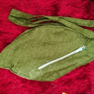 Plain Zipper Jaap Jholi – Green